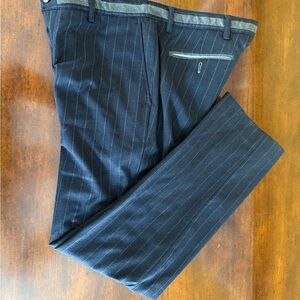 El Ganso Men's Navy Wool Dress Pants